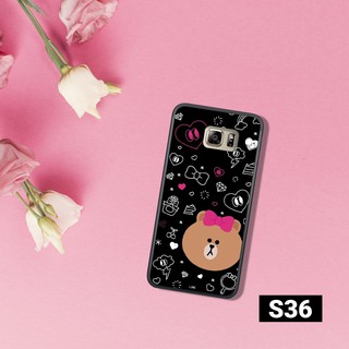 [RẺ VÔ ĐỊCH] ỐP LƯNG SS S6 S6 EDGE S7 S7 EDGE IN HÌNH GẤU BROWN VÀ THỎ CONY SIÊU CUTE -  SIÊU RẺ - SIÊU BỀN - SIÊU ĐẸP