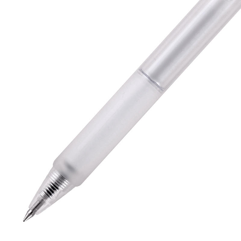 Bút mực đen Deli A057b-01 thiết kế vỏ trong suốt ngòi 0.5mm dành cho học sinh