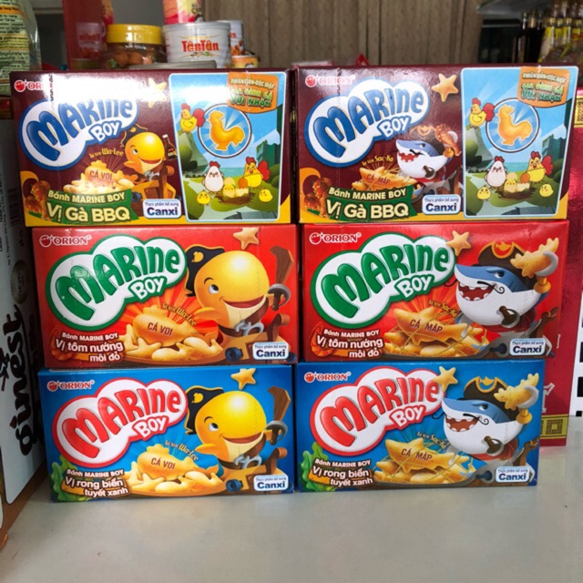 BÁNH CÁ MARINEBOY  3 vị 35g