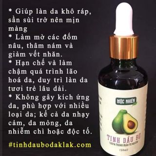 Tinh dầu bơ Mộc Nhiên