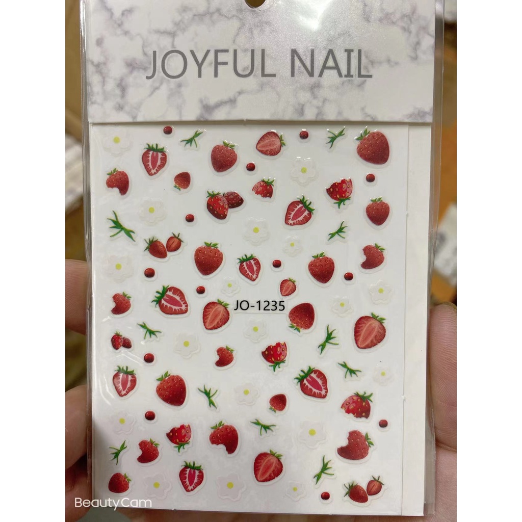 Sticker trang trí nail
