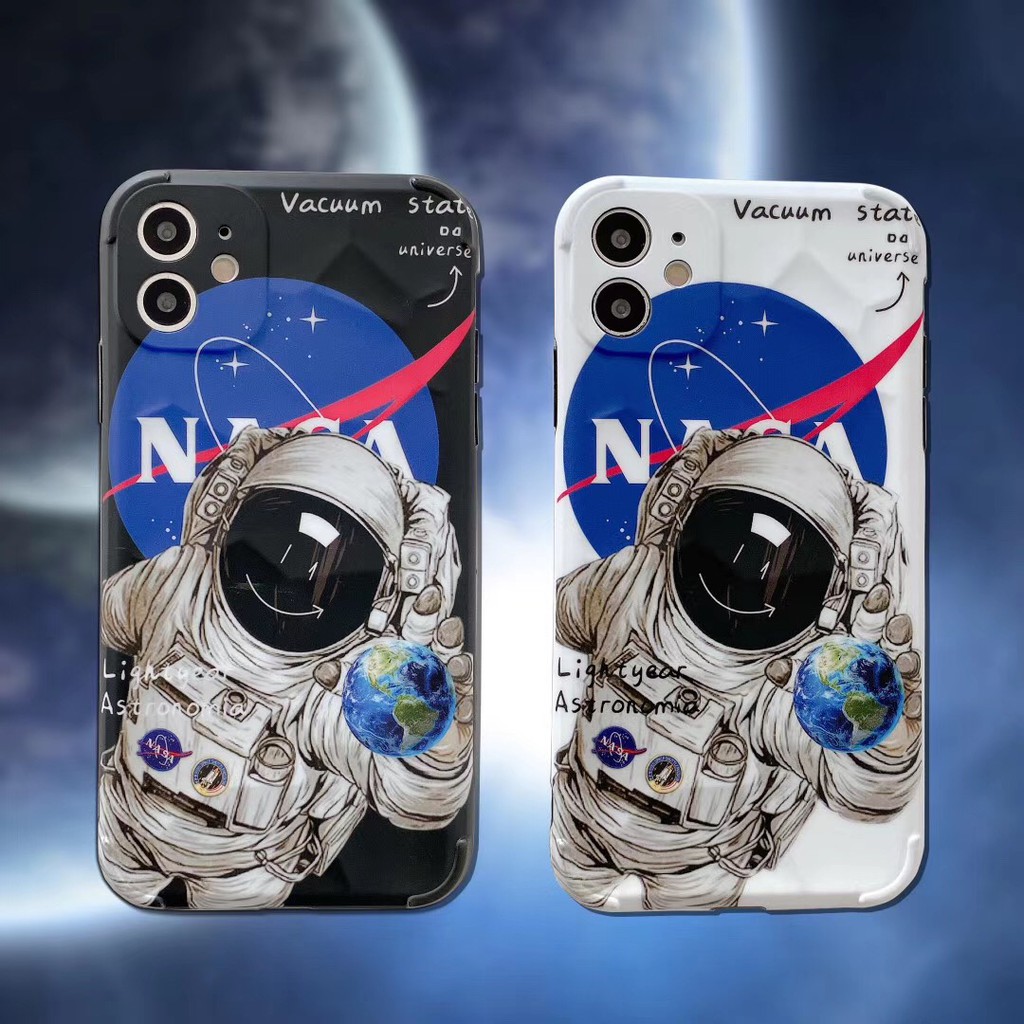 Ốp điện thoại silicone in hình NASA cho iPhone7Plus 8+ XR XSmax 11 11Promax | BigBuy360 - bigbuy360.vn