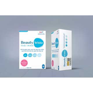 Viên uống trắng da beauty white hộp 30 viên