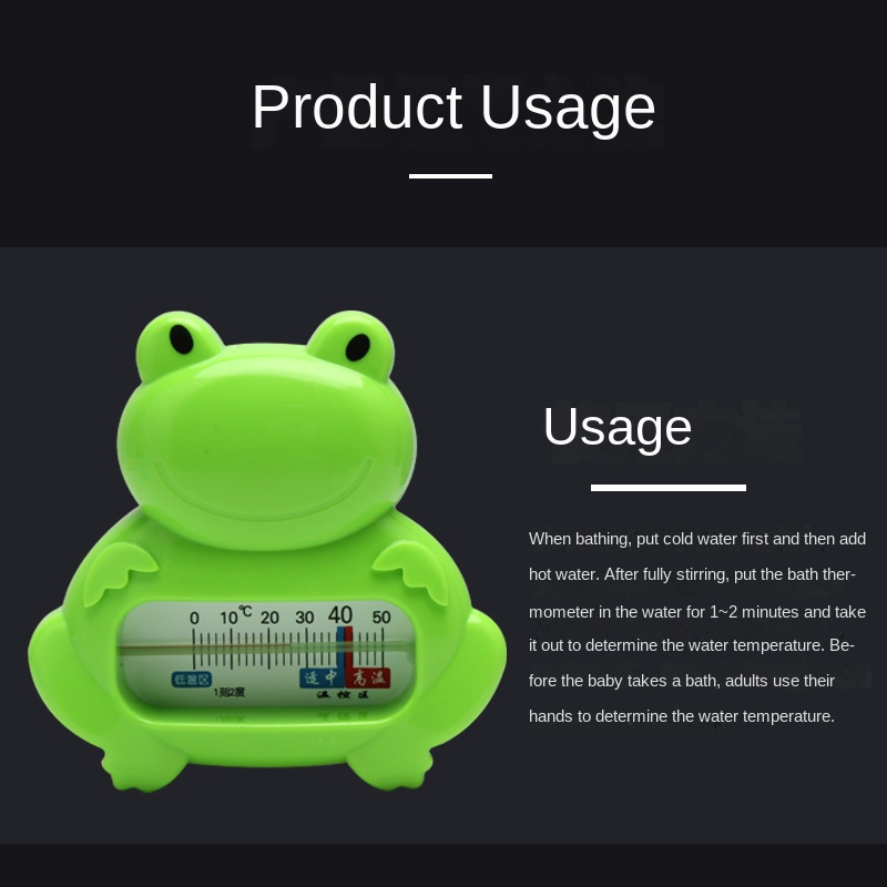 Nhiệt Kế Điện Tử Hình Hoạt Hình Đo Nhiệt Độ Nước Tắm Cho Bé