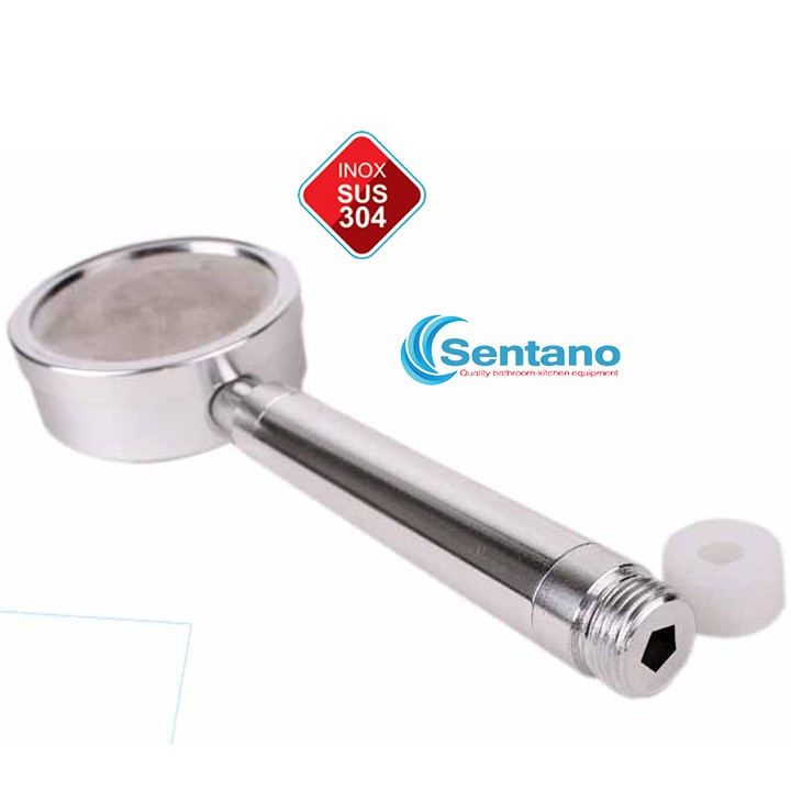 [LOẠI 1] Vòi sen tắm SENTANO 100% INOX 304 bát sen dày - Tay sen tắm tăng áp tia min massage cao cấp không gỉ sét