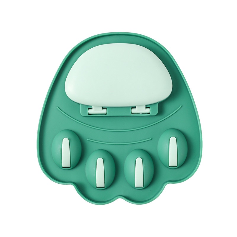 Giá để nắp nồi -gắn tường hình chân mèo đa năng tiện dụng cho nhà bếp Giá để đũa , muỗng , vung xoong tiện lợi nhà bếp