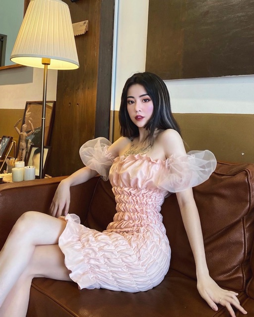 Đầm dập thun Bonnie