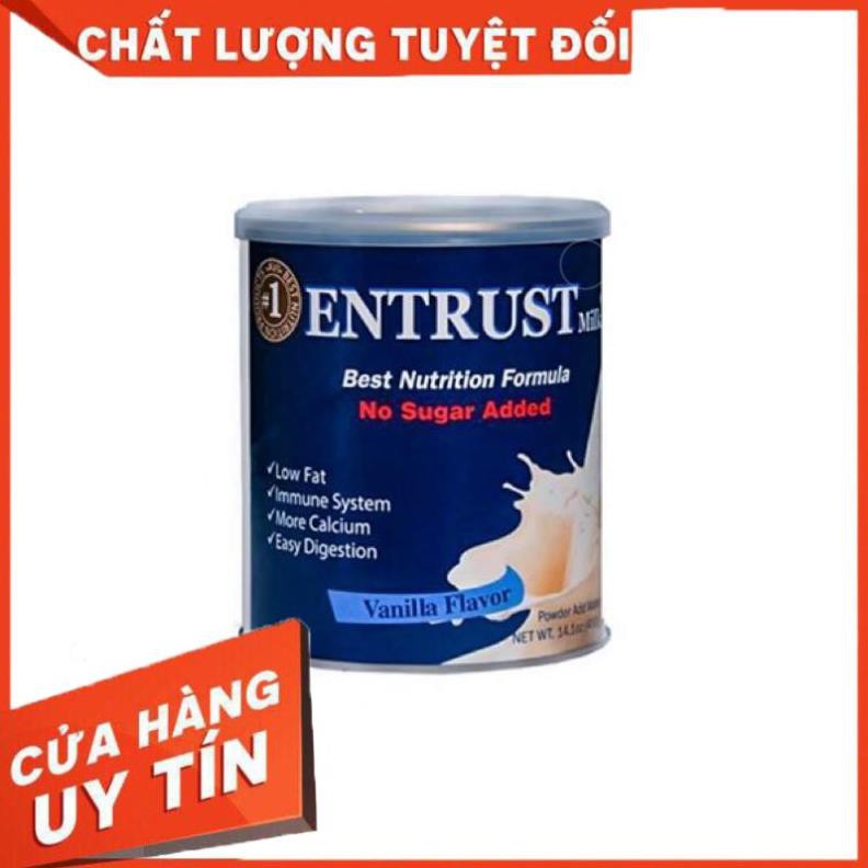 Sữa bột ENTRUST KHÔNG ĐƯỜNG vị vani size 400g