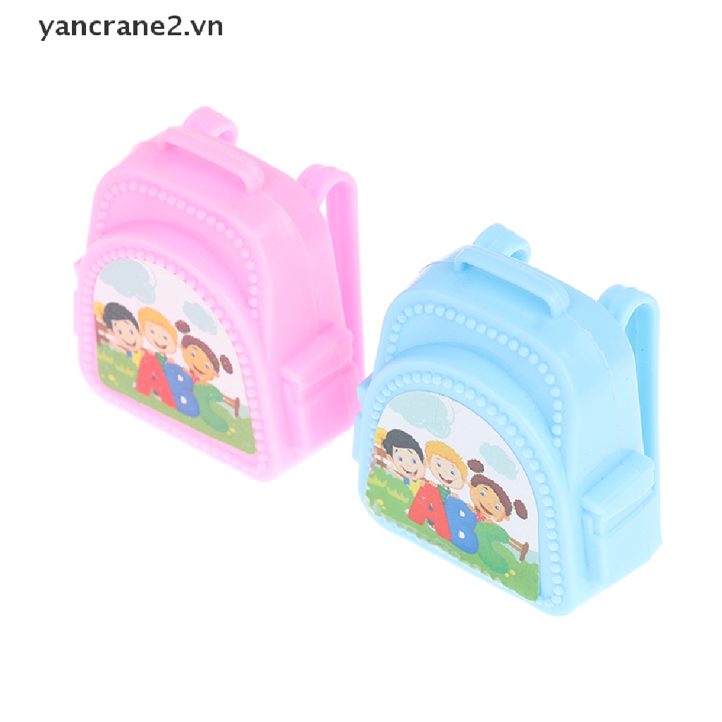 Balo nhựa xinh xắn dễ thương cho búp bê DIY