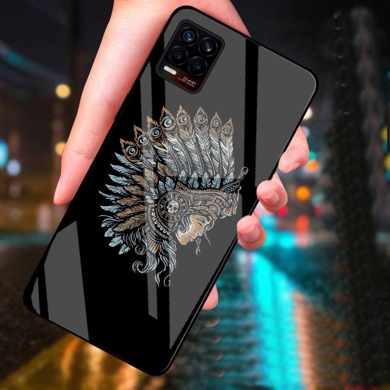 Ốp Lưng REALME 8, REALME 8 PRO Mặt Kính Cường Lực Cao Cấp Thiết Kế Riêng