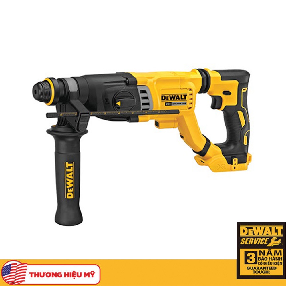 DEWALT DCH263KN-KR, Máy khoan bê tông chuyên dụng- Máy khoan động lực dùng pin li-ion 18V, động cơ không chổi than(body)