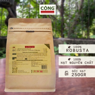 Cà phê hạt 250gr pha máy Cộng Cà Phê