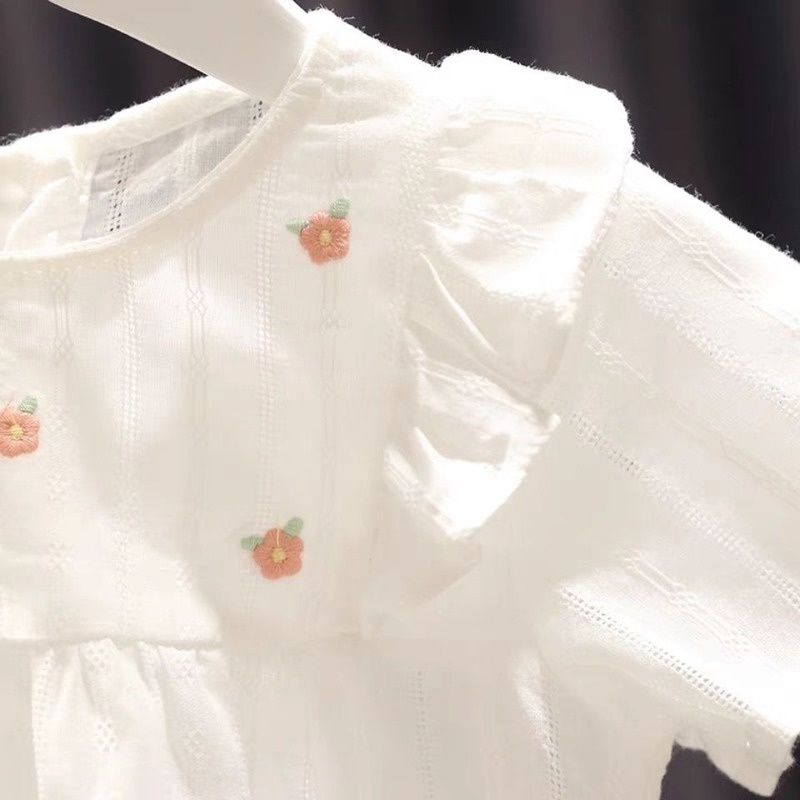Áo Thun Cotton Thoáng Khí Thiết Kế Mới Thời Trang Mùa Hè Dành Cho Bé