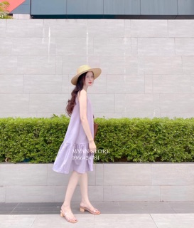Đầm suông đuôi cá thun xốp 💜