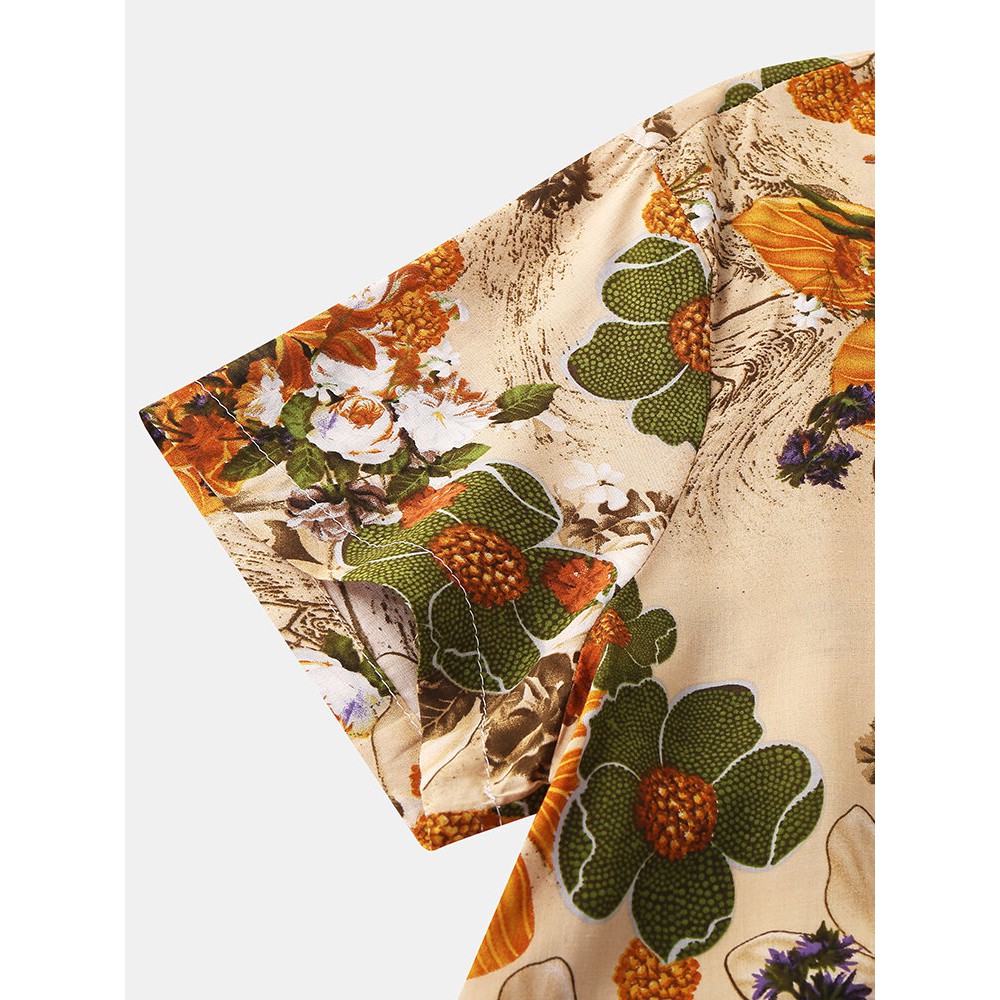 Áo Sơ Mi Họa Tiết Nam Cuban Shirt OT11  Áo Sơ Mi Tay Ngắn Kiểu Hàn Quốc Họa Tiết Đẹp Chất Lụa Đũi Thời Trang Siêu Hot | BigBuy360 - bigbuy360.vn