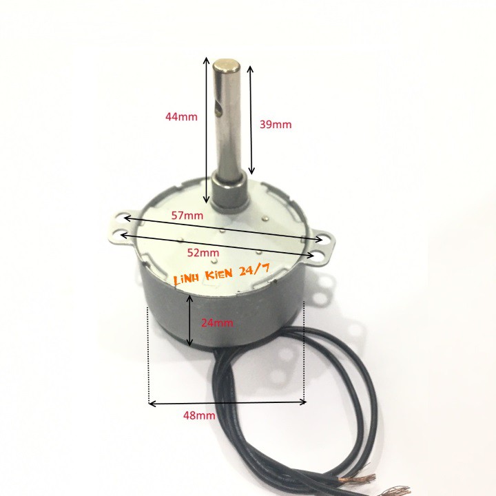 Động Cơ Tuốc Năng Quạt Hơi Nước 220V AC 4W 1.5/1.8RPM