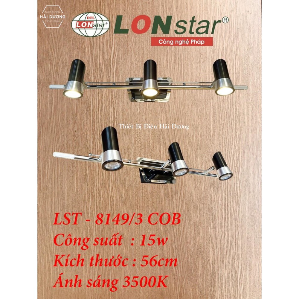 Đèn Soi Tranh - Đèn Rọi Gương Led  8149/3 15w Ánh Sáng Vàng - Đèn Rọi Tranh - Điều Chỉnh Hướng Chiếu Sáng Nhiều Góc