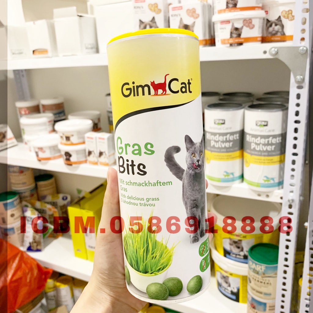 VIÊN CỎ GRASBITS GIMCAT CHO MÈO CỰC RẺ