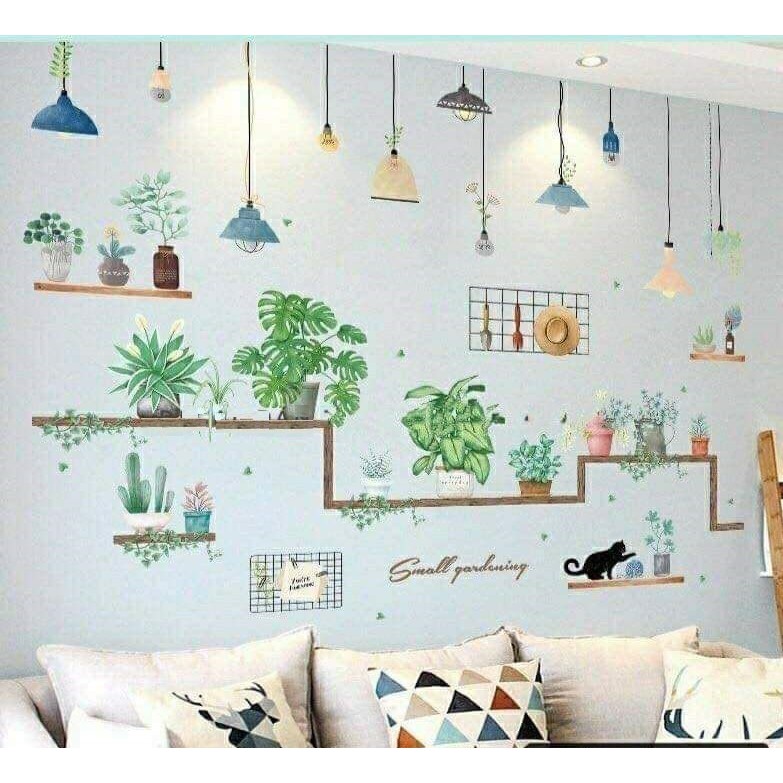 Decal dán tường combo
