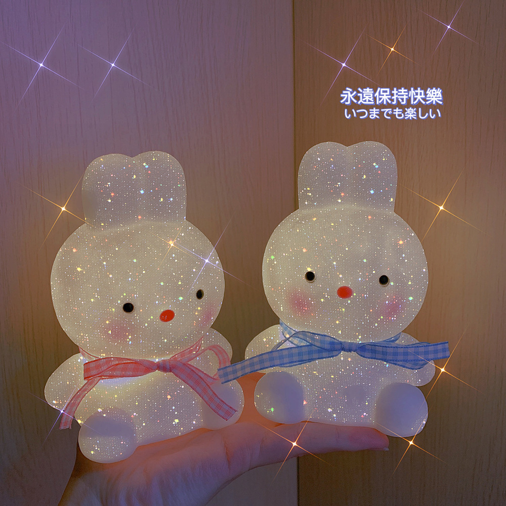 Đèn Ngủ Hình Thỏ Đáng Yêu Trang Trí Phòng Ngủ