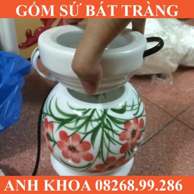 Cách lắp 1 cái đèn xông tinh dầu có kẹp đèn - Gốm sứ Bát Tràng Anh Khoa