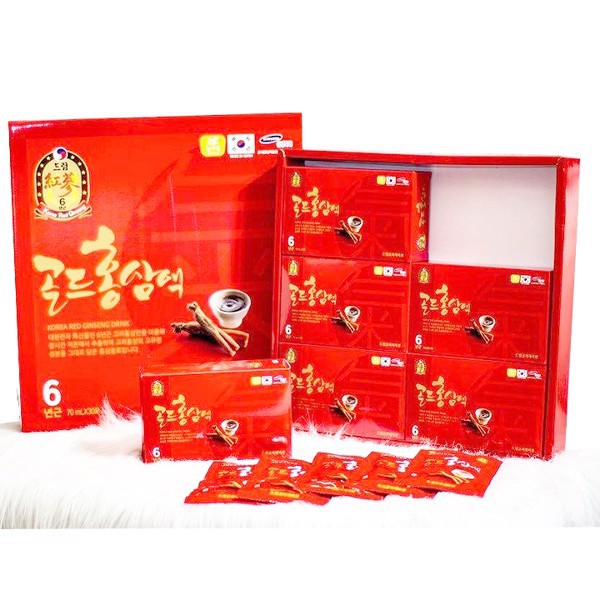 Nước Hồng Sâm 6 Năm Tuổi Hàn Quốc - Hộp 30 Gói x 70ml | BigBuy360 - bigbuy360.vn