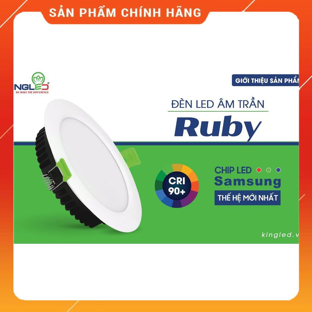 Đèn led âm trần ) SẮC, ĐỔI MÀU Kingled công suất 6w, 8w, 10w 12w, 15w (HÀNG CHÍNH HÃNG - BẢO HÀNH 2 NĂM)