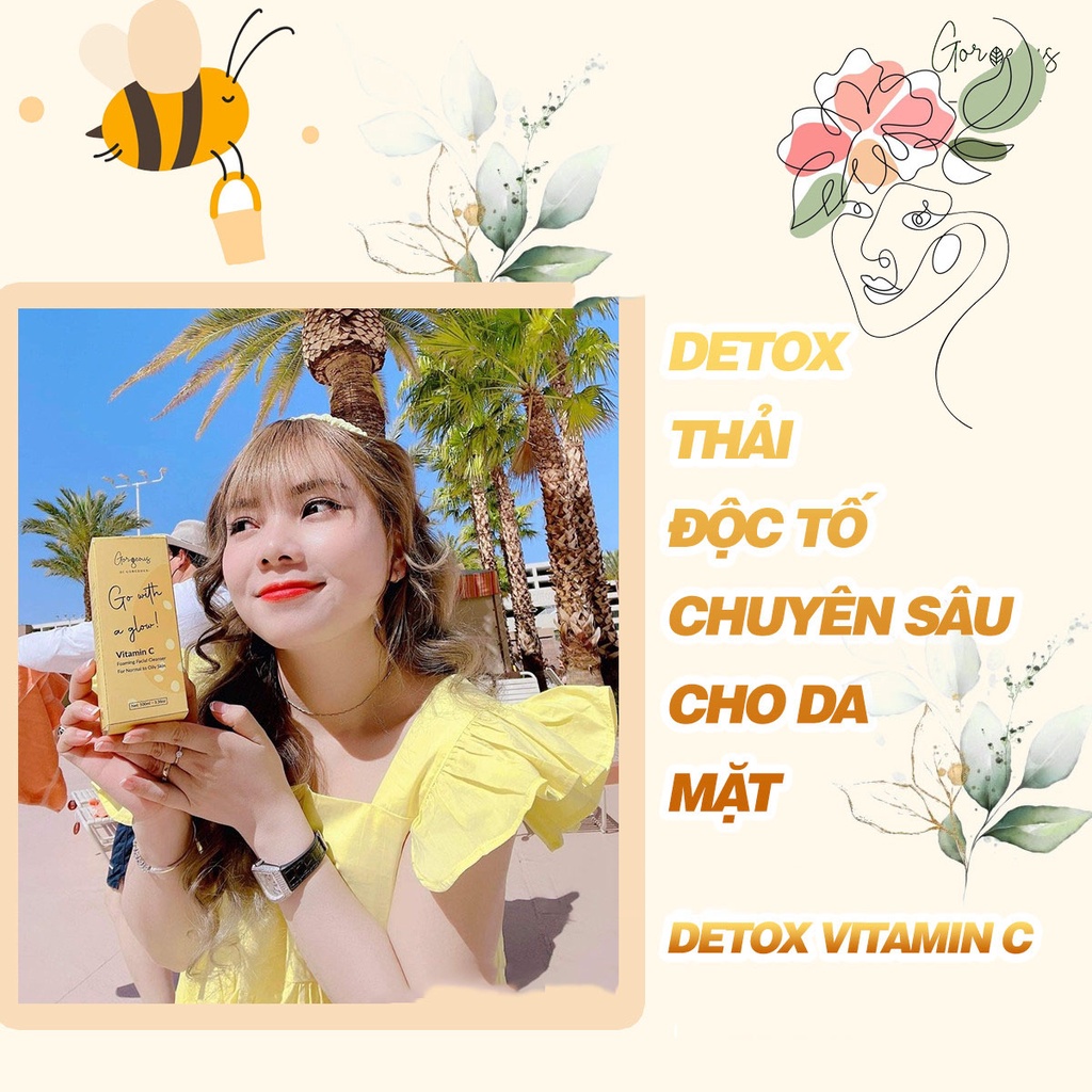 [Chính Hãng ] Detox Múi Xù Vitamin C thải độc cho da mỗi ngày - Làm sạch da chuyên sâu, chống lão hóa