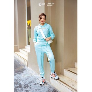 Bộ thể thao áo cutout quần bom Cchat