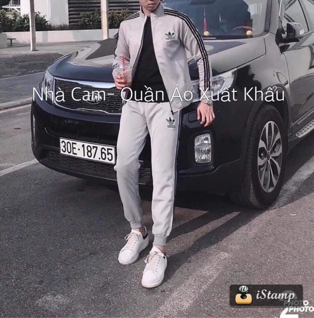 Đồ Bộ Thể Thao Nam Kéo Khoá - Nhà Cam - Chất Nỉ Đẹp , in Logo | BigBuy360 - bigbuy360.vn