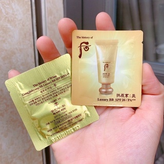 Combo 60 gói kem lót BB Cream Whoo Whoo Mi Luxury DATE 2025