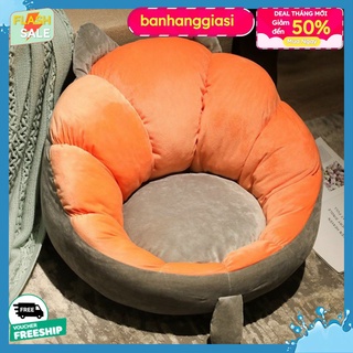 Ghế Lười Tựa Lưng Đệm Bông Hình Hoa Quả,có 4 màu lựa chọn[màu cam]