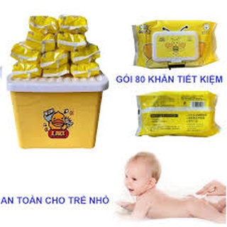Khăn Uớt / Giấy Ưót Bịch 80 Tờ