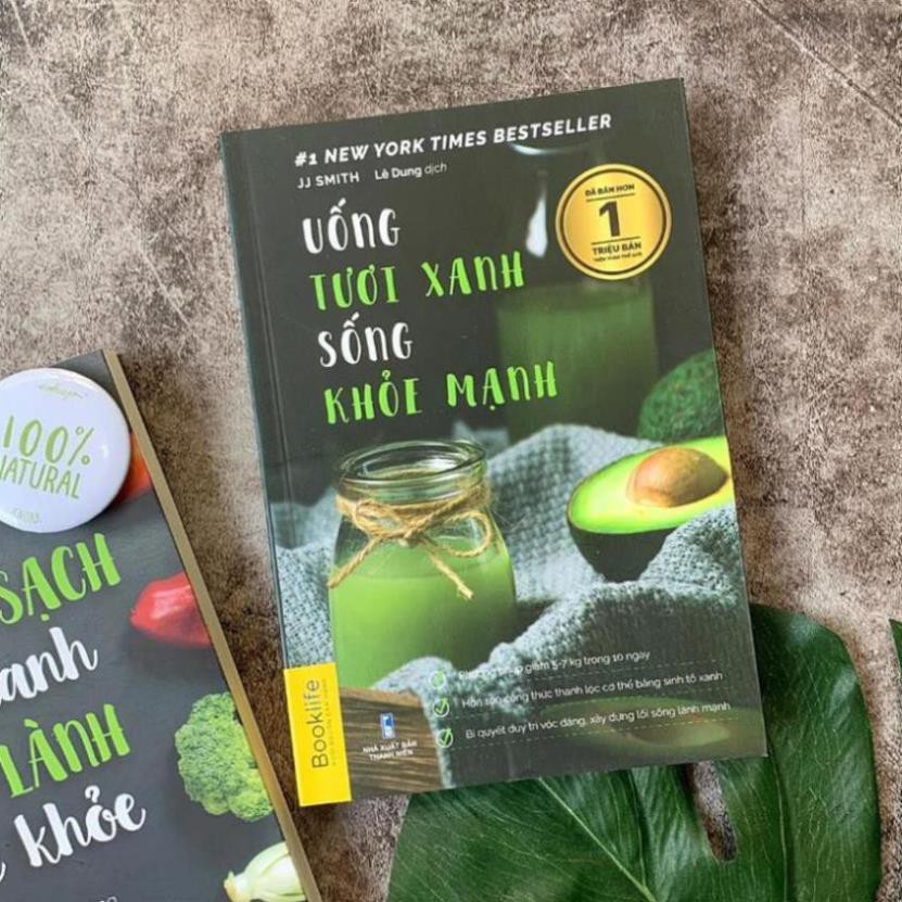 Sách - Combo Sống Sạch Để Xanh Ăn Lành Để Khỏe + Uống Tươi Xanh Sống Khỏe Mạnh - 1980Books