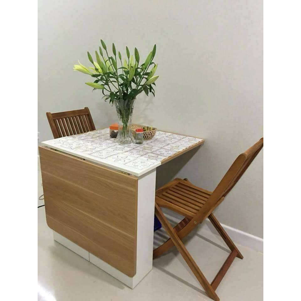 BÀN ĂN THÔNG MINH PUCA GẤP GỌN BẰNG GỖ CAO CẤP TIẾT KIỆM DIỆN TÍCH KIỂU DÁNG MỚI VÔ CÙNG HIỆN ĐẠI
