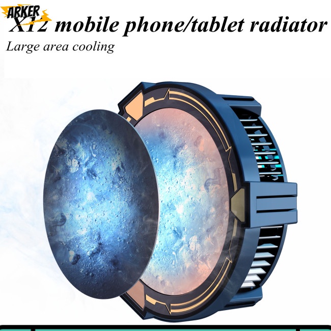 Quạt Tản Nhiệt Bán Dẫn Làm Mát Nhanh Di Động Cho Điện Thoại Android / Máy Tính Bảng X12