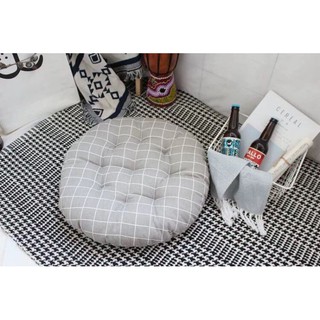 Đệm ngồi bệt tròn phong cách Nhật Bản