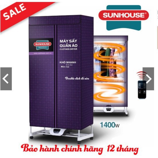 Máy sấy quần áo Sunhouse SHD-2707 - Hàng chính hãng