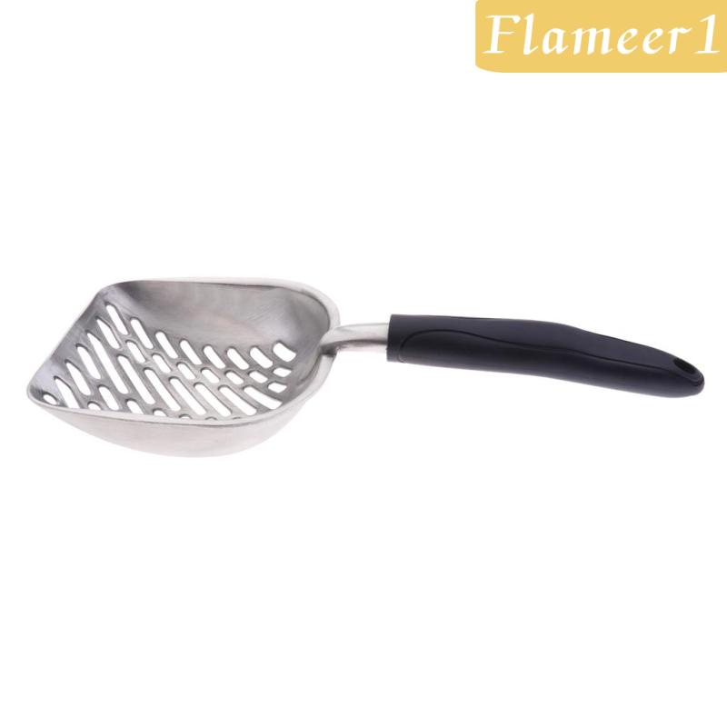 Xẻng Xúc Đất Lớn Bằng Nhôm Bền Với Xẻng Sâu Cho Mèo Cưng [Flameameer1]