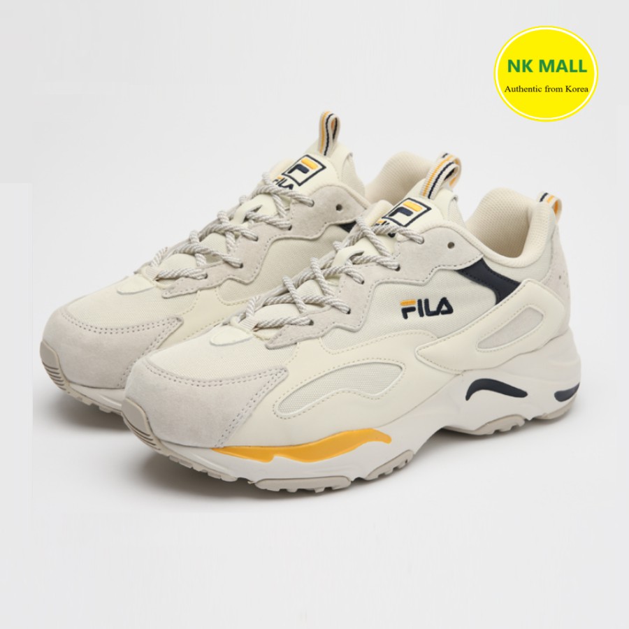 (Hàng có sẵn+ đủ bill) Giày Sneaker Thể Thao Nam Nữ Fila Ray Tracer Vàng chính hãng 100%