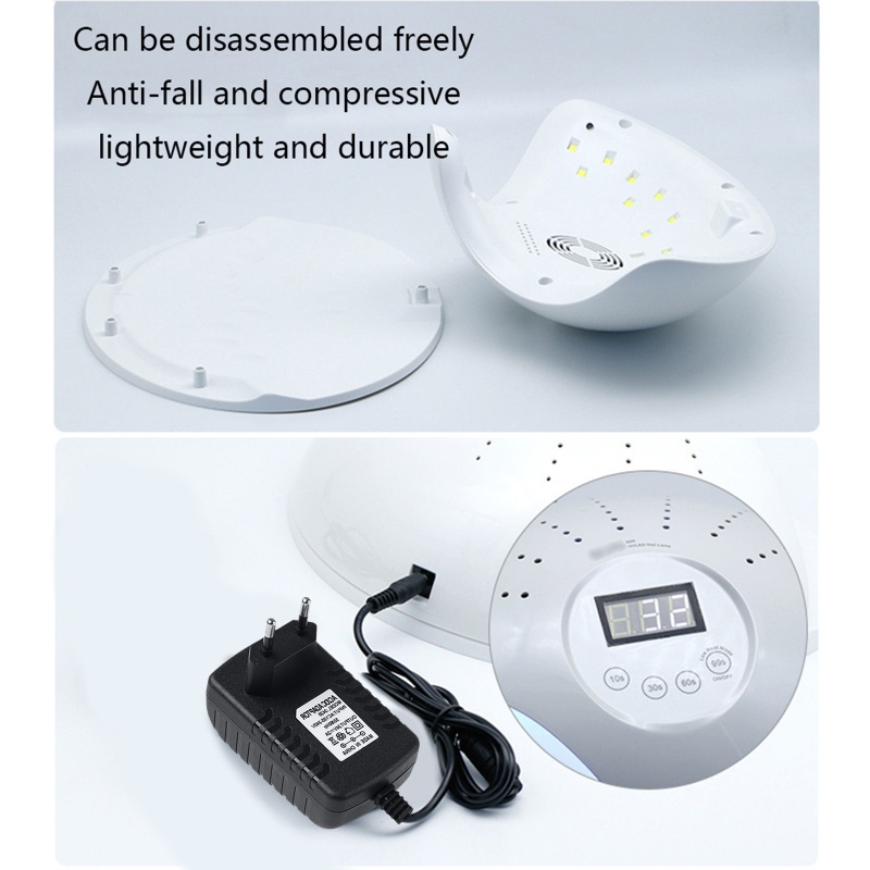 Đèn LED Hong Khô Sơn Móng Tay Bằng Tia UV 48W 10s 30s 60s 99s