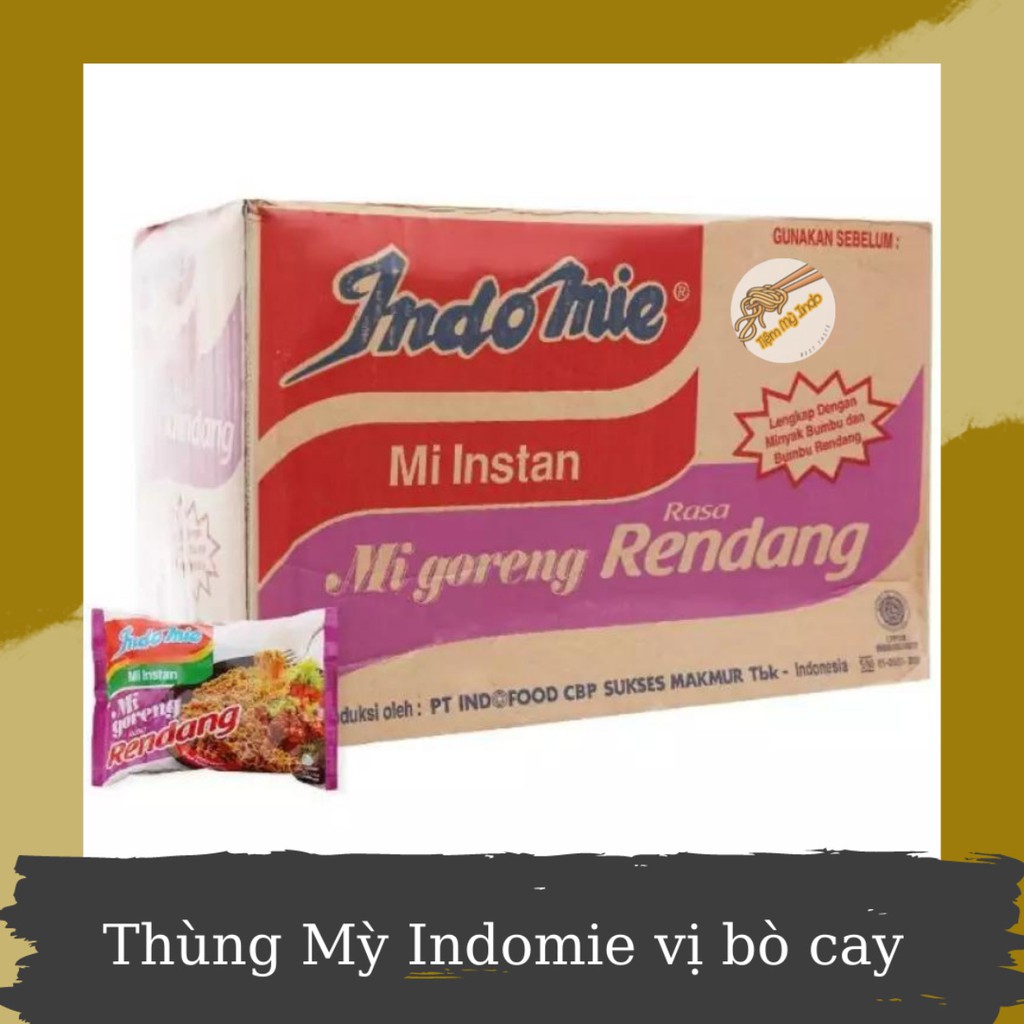 [Siêu Ngon] Thùng MÌ TRỘN INDOMIE/ MÌ XÀO KHÔ GORENG cực hấp dẫn đủ vị. | BigBuy360 - bigbuy360.vn