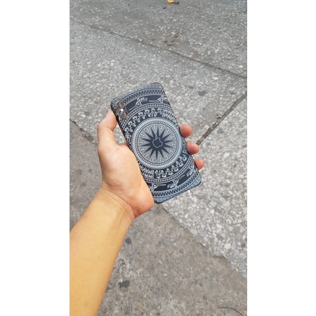 Dán skin vân da cao cấp cho các đời máy 7plus - 13 Promax