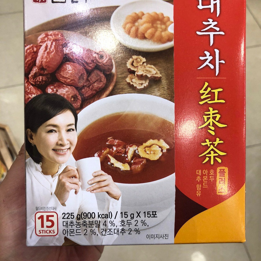 Giá sốc: 1 hộp Trà Táo Đỏ  Hàn Quốc 15g*15 túi