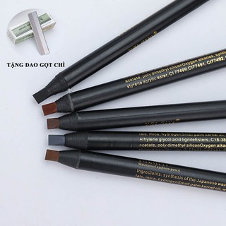 Chì xé cứng chì xé phẩy sợi YaLaiYi Make Up Milano Eyebrow Pencil hàng nội địa Trung