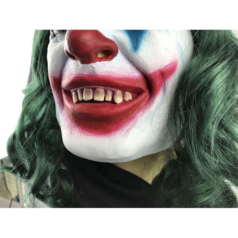 Halloween Joker Mặt Nạ Chú Hề Tiệc Nhập Vai Mặt Nạ Cách Nhiệt Cao Su Thích Hợp Cho Nam Nữ | Cici01