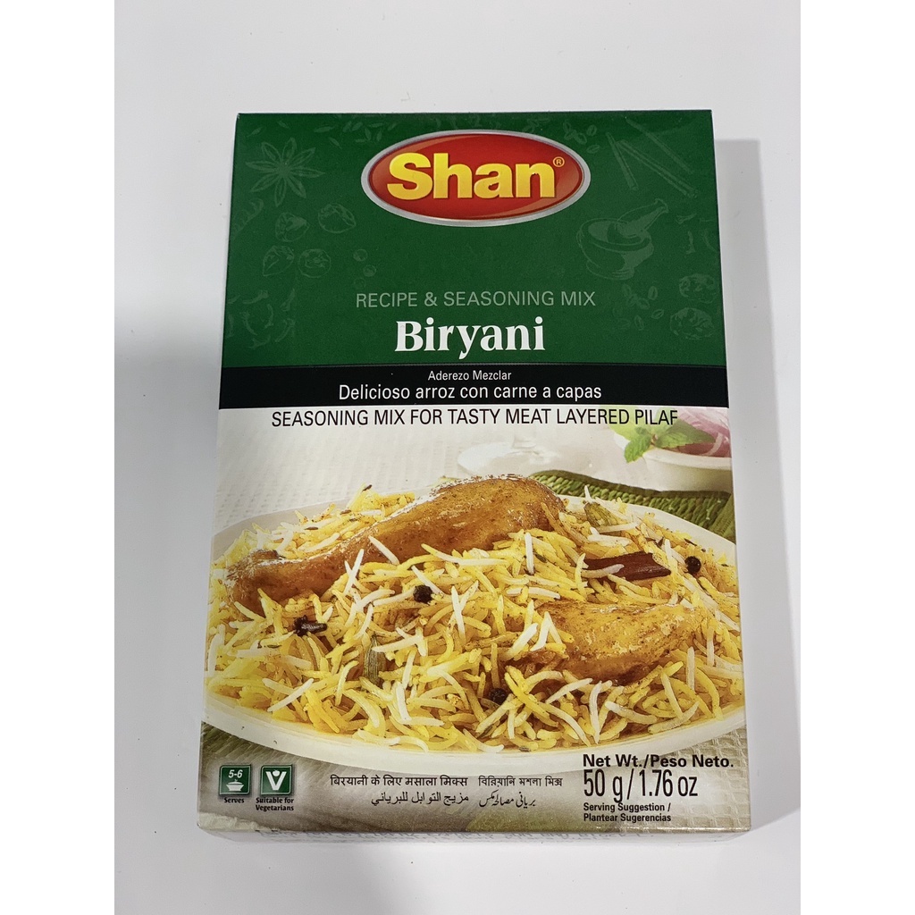 SHAN BIRYANI - Bột gia vị cho món cơm Biryani - 50g
