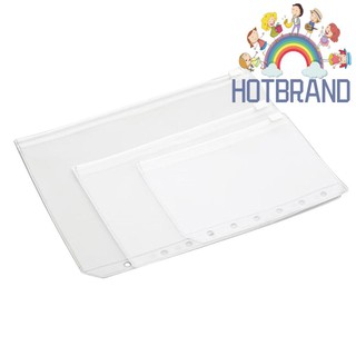 Túi Nhựa Pvc Đựng Thẻ Có Khóa Kéo Kích Cỡ A5 / A6 / A7