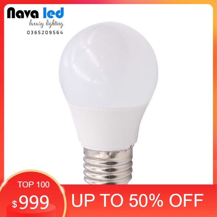 Bóng đèn led 3w ánh sáng trắng siêu rẻ, Đèn led trang trí quán ăn, Sân vườn