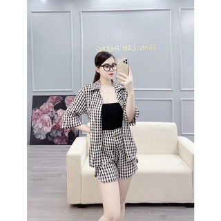 Set áo blazer kèm quần